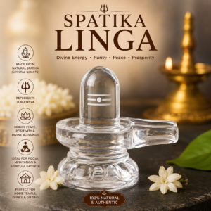 Natural Spatika Linga